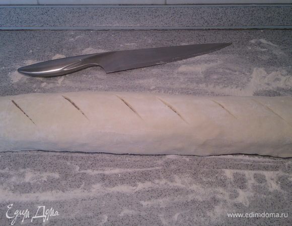 Делаем неглубокие надрезы.