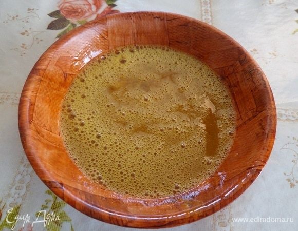 Хорошо взбиваем.