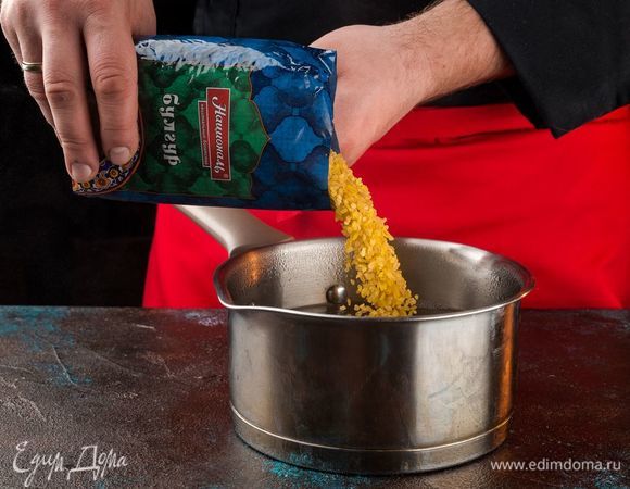 Булгур ТМ «Националь» варим до полуготовности.