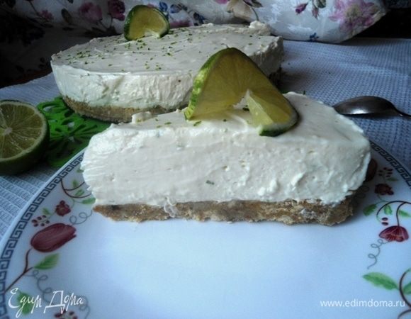 Вот такой нежный разрезик! Чиз получается нежный, а какой ароматный и свежий не передать словами.