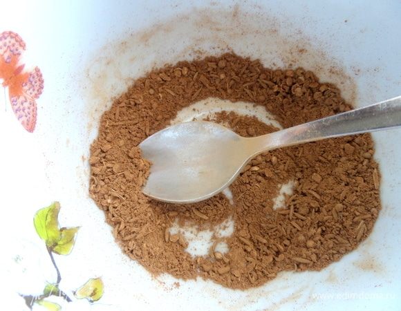 Снова немного растереть все вместе.