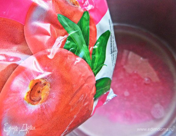 У меня клюквенный.