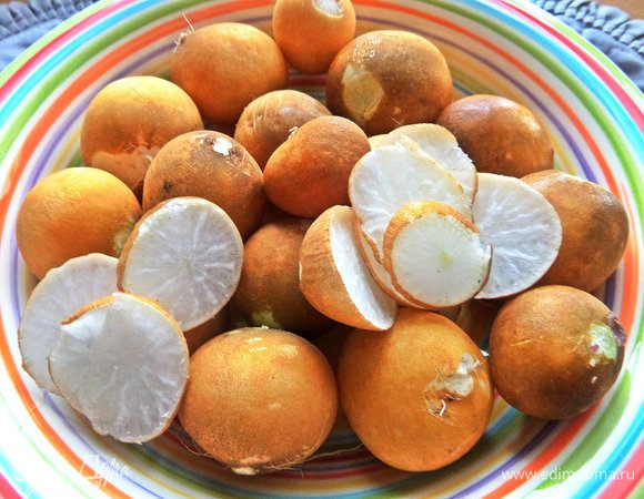 Начну с такого сорта редиски. Она растет в Латвии и более резкая по вкусу, но в салатах хорошо.