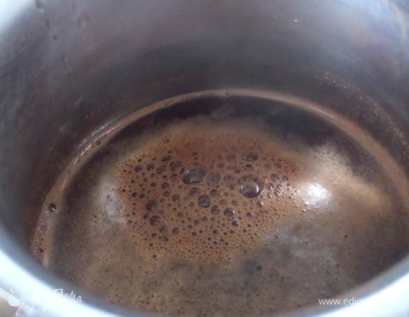 Немного оставляем настояться выключенным.