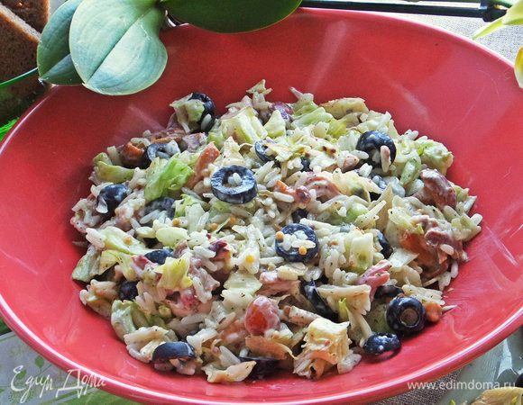 Переносим в салатник.