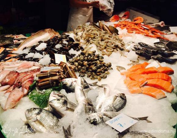 Рынок Бокерия в Барселоне.