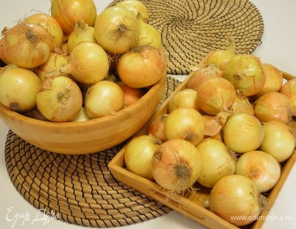 7 кг лука, из них 650 г шелухи.