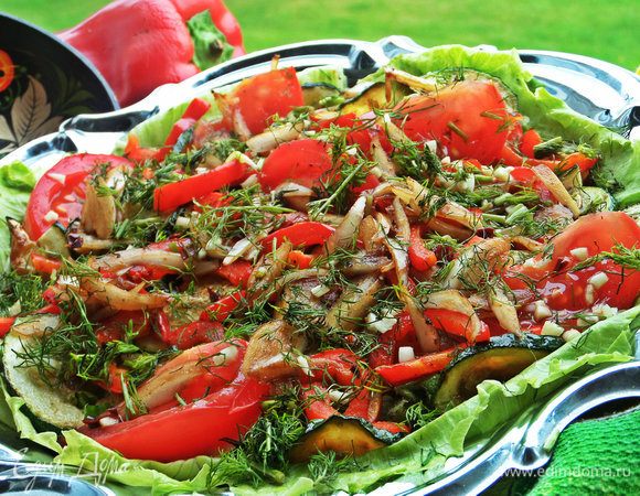 Украсить укропом.