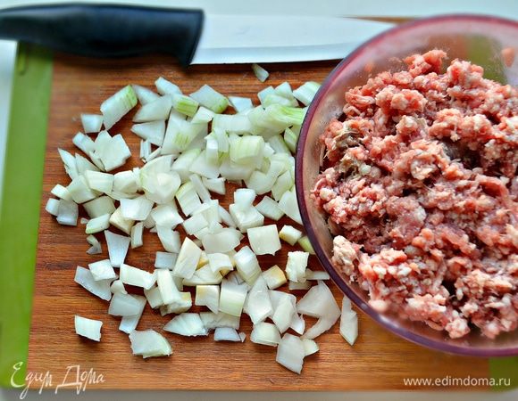 Очистите и мелко порежьте лук и чеснок.