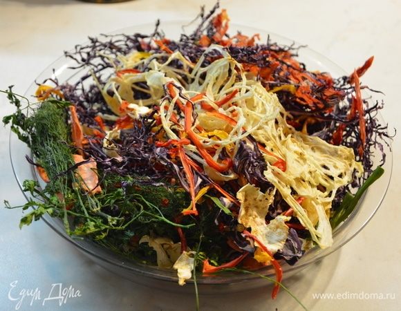 Сушеные овощи.