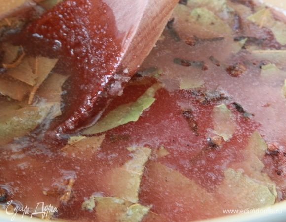 Вот так сироп выглядел к концу второго дня.