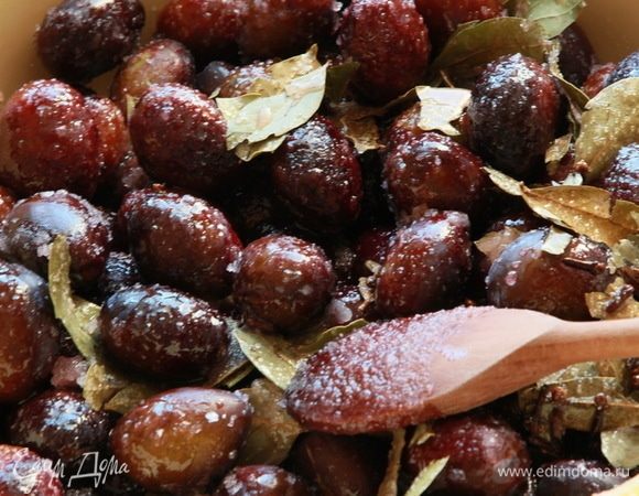 Это сливы к концу второго дня.