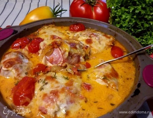 Готовому блюду дать «отдохнуть» минут 10, подавать по желанию, посыпав свежей зеленью. 