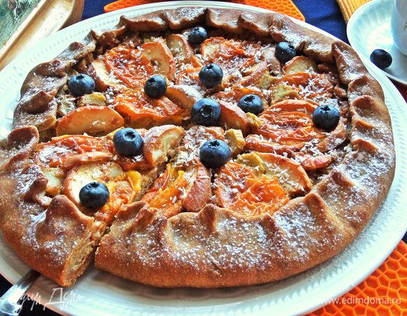 Я еще украсила свежей черникой.