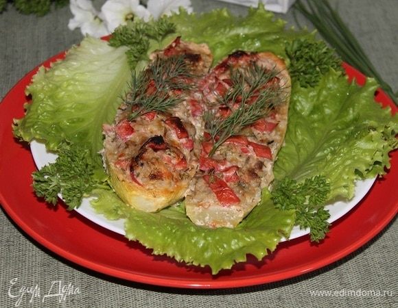 Подаем, добавив зелень.