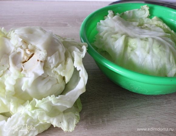 Отделить листья, удалить с них грубую часть листа.