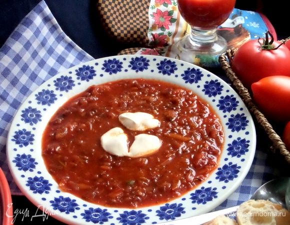 Если исключить сметану и сливочное масло, то и в пост можно такой супчик!