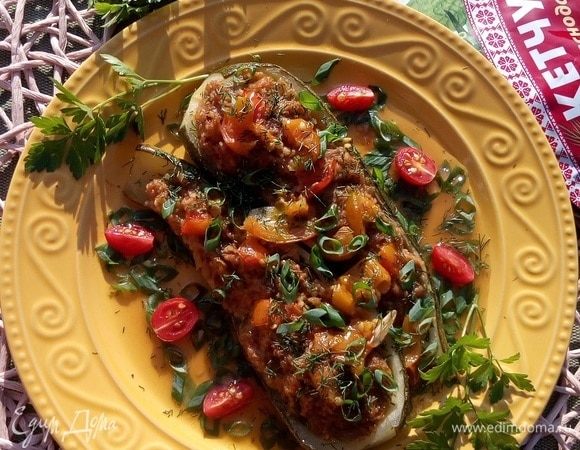 Подаем с зеленью.