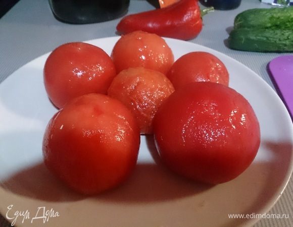 Таким способом кожица удаляется быстро и легко.