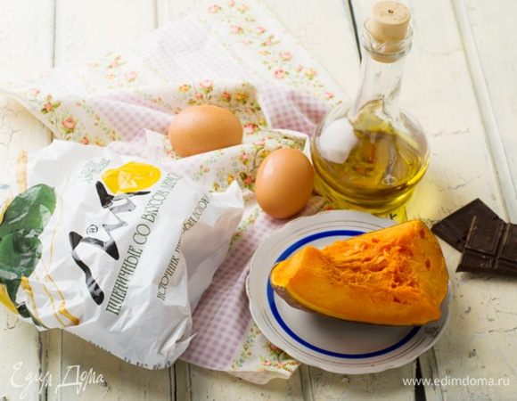 Итак, готовим полезное тыквенное печенье с хрустящими отрубями.