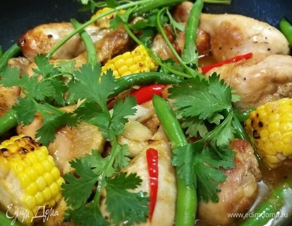 Можно подавать! Кинза здесь будет кстати. 