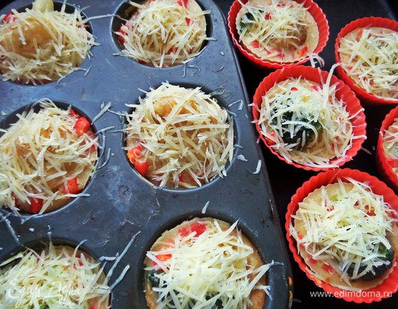 И посыпать все порции.