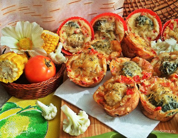 Булочки, не смотря на овощи, сытные.