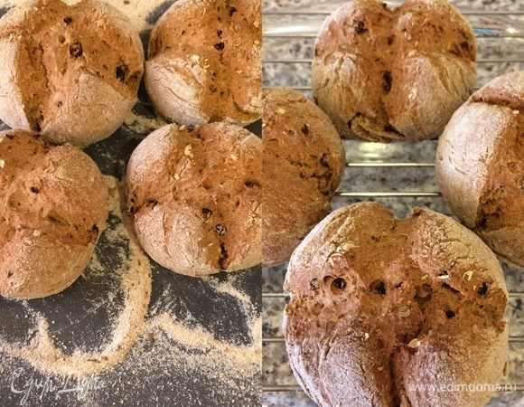 Я выпекала 50 минут при температуре 170°С, а потом я увеличила температуру до 190°С и выпекала еще 15 минут.