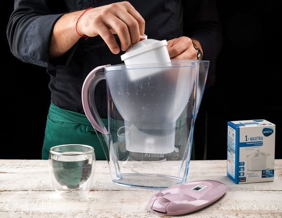 Запивайте блюда правильной водой, чтобы вкус ингредиентов лучше раскрылся. Для этого используйте картридж Universal.