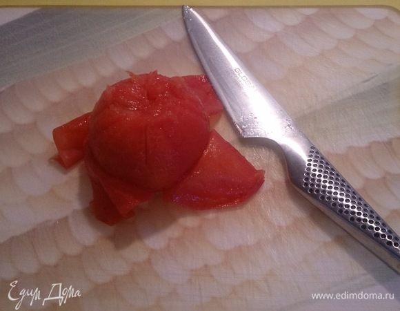 Как вы видите, кожица сама собой просто сходит без труда.