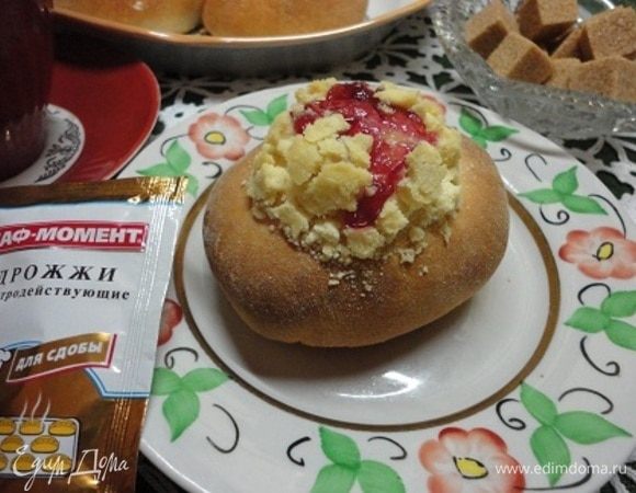 Выпекать при температуре 180-200°С минут 15. Вы лучше знаете свою духовку, поэтому знаете температурно-временной режим для таких изделий.