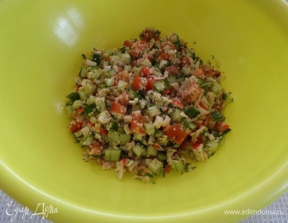 Хорошо перемешиваем.