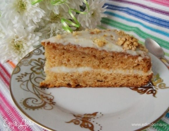 Кусочек! Торт получается нежный и пряный.
Спасибо всем вам за поздравления и пожелания в мой день рождения!