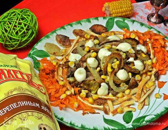 Можно перемешать с майонезом ТМ «МахеевЪ» или украсить так.