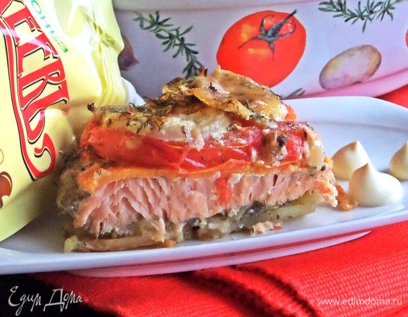 Аккуратно очистить рыбу от косточек, попробовать все слои, в которые была спрятана рыбка.