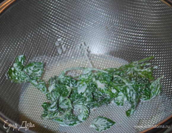 Процеживаем сливки.