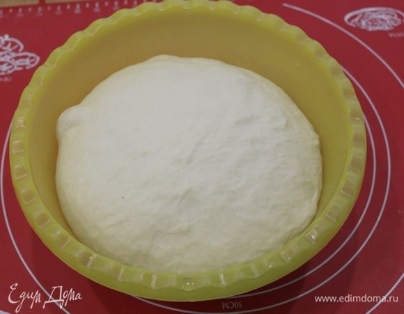 Тесто через час.