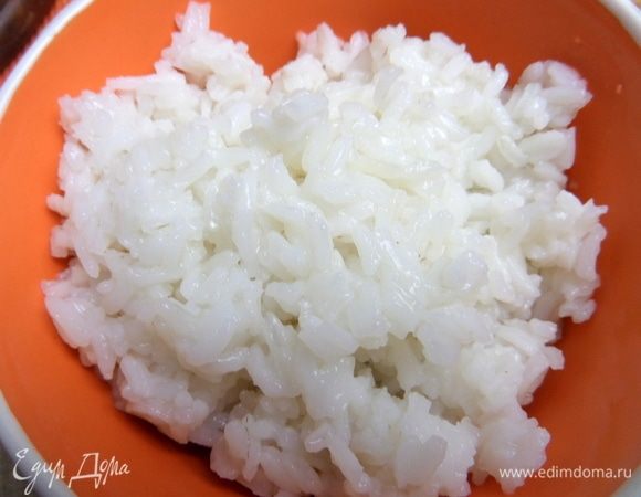 Рис отварить, нужен липкий рис.