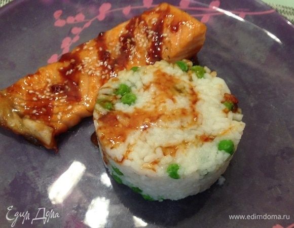 Подавать с рисом или овощами.