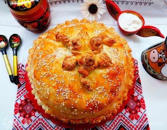 Вот такой получается курничек.
