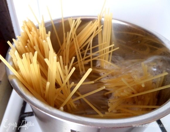 Варим согласно времени на упаковке.