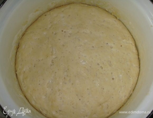 Тесто увеличится в объеме в 2 раза.