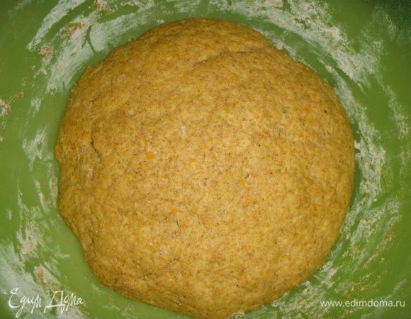 Тесто увеличилось в два раза.