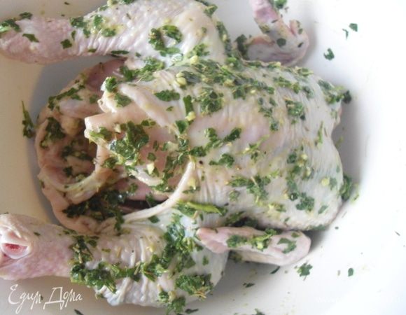 И снаружи. Убрать в холодильник еще на 1 час.