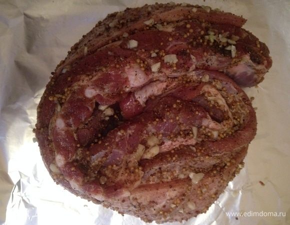 Выложите на фольгу.