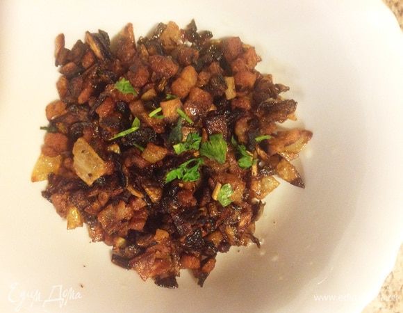 Вот так выглядит ад диетолога. :)))
Выкладываем наше сокровище в мисочку. Подавать будем отдельно.