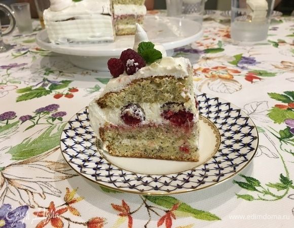 Вот торт в разрезе. 