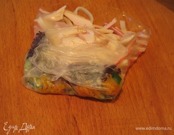 Подворачиваем бока, как на блинчик.