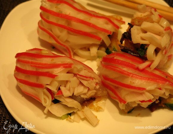 Подаем с соусом, чили. Приятного!