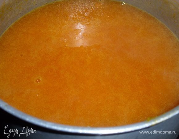 Доводим массу до кипения, но не кипятим.